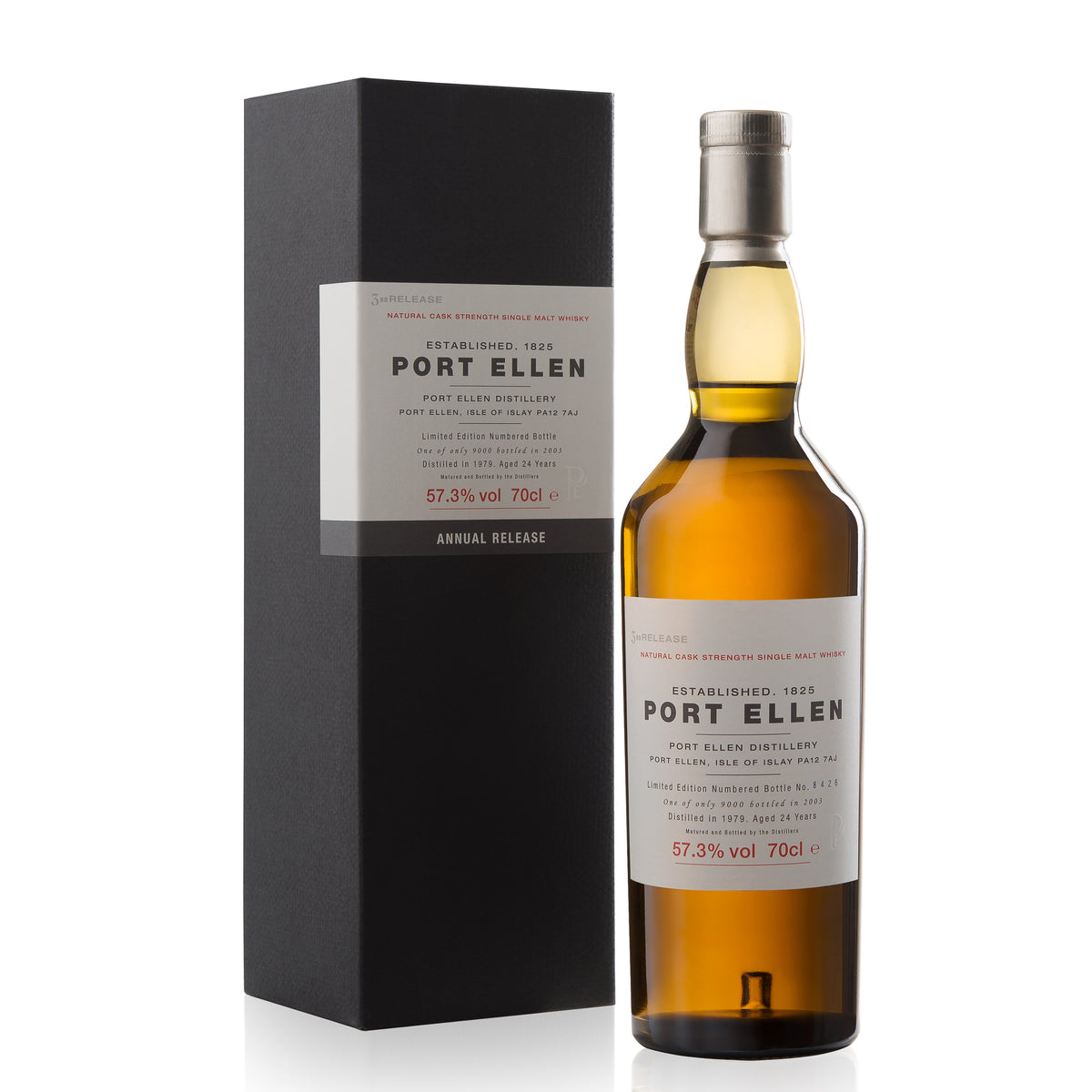 Port Ellen 3rd Release 1979 – 24 Year Old – Bottle #8426
